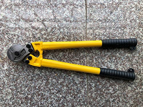 Acescen Hardened Steel Cable Cutters 18" Heavy Duty Industrial Strength Hand Tool Wire Cutters With Tapered Jaws Strong Cutting Plier For 5/16" Stainless Steel Wire Rope Cables A13 #TOP6