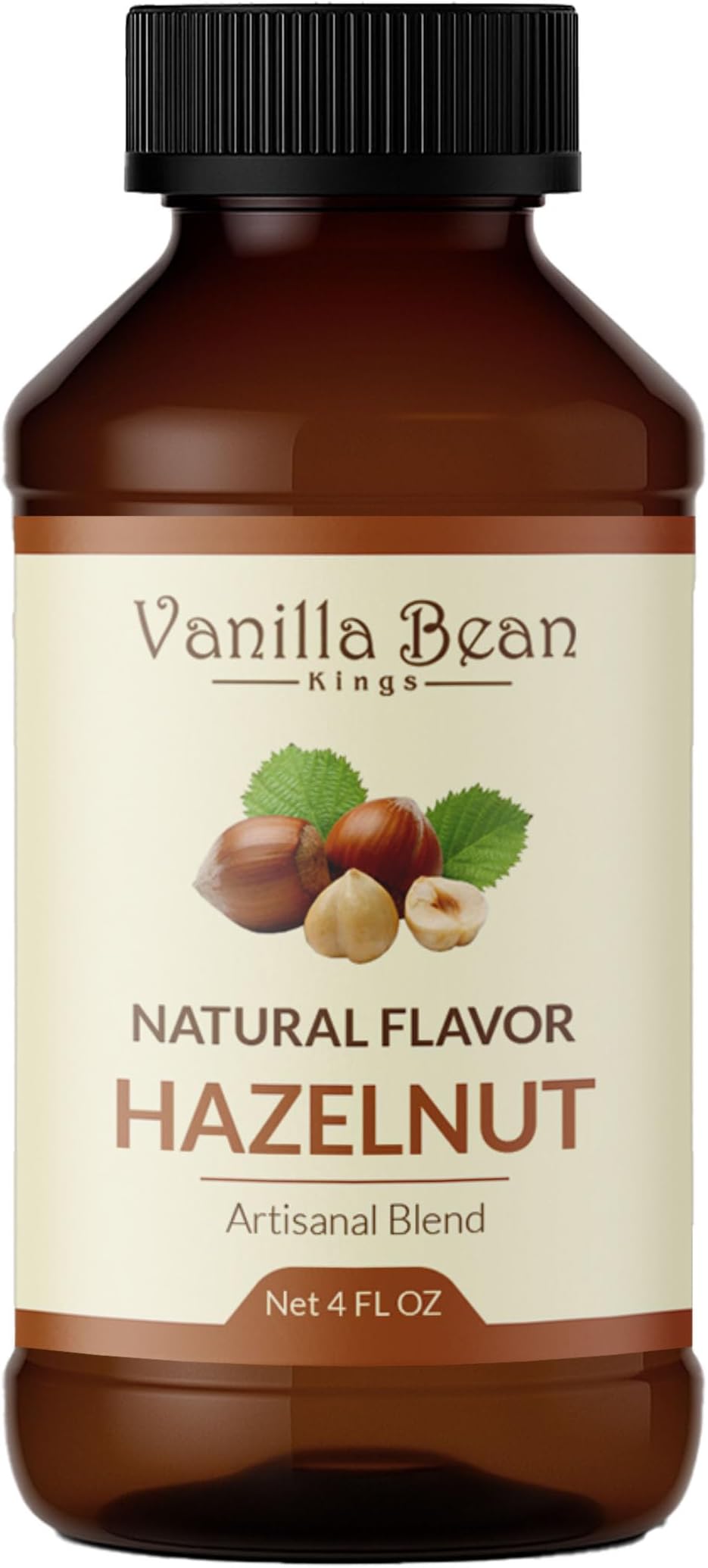 Natural Hazelnut Extract for Baking and Flavoring - 4 OZ - Premium Quality Natural Flavors for Baked Goods, Desserts, & Cooking