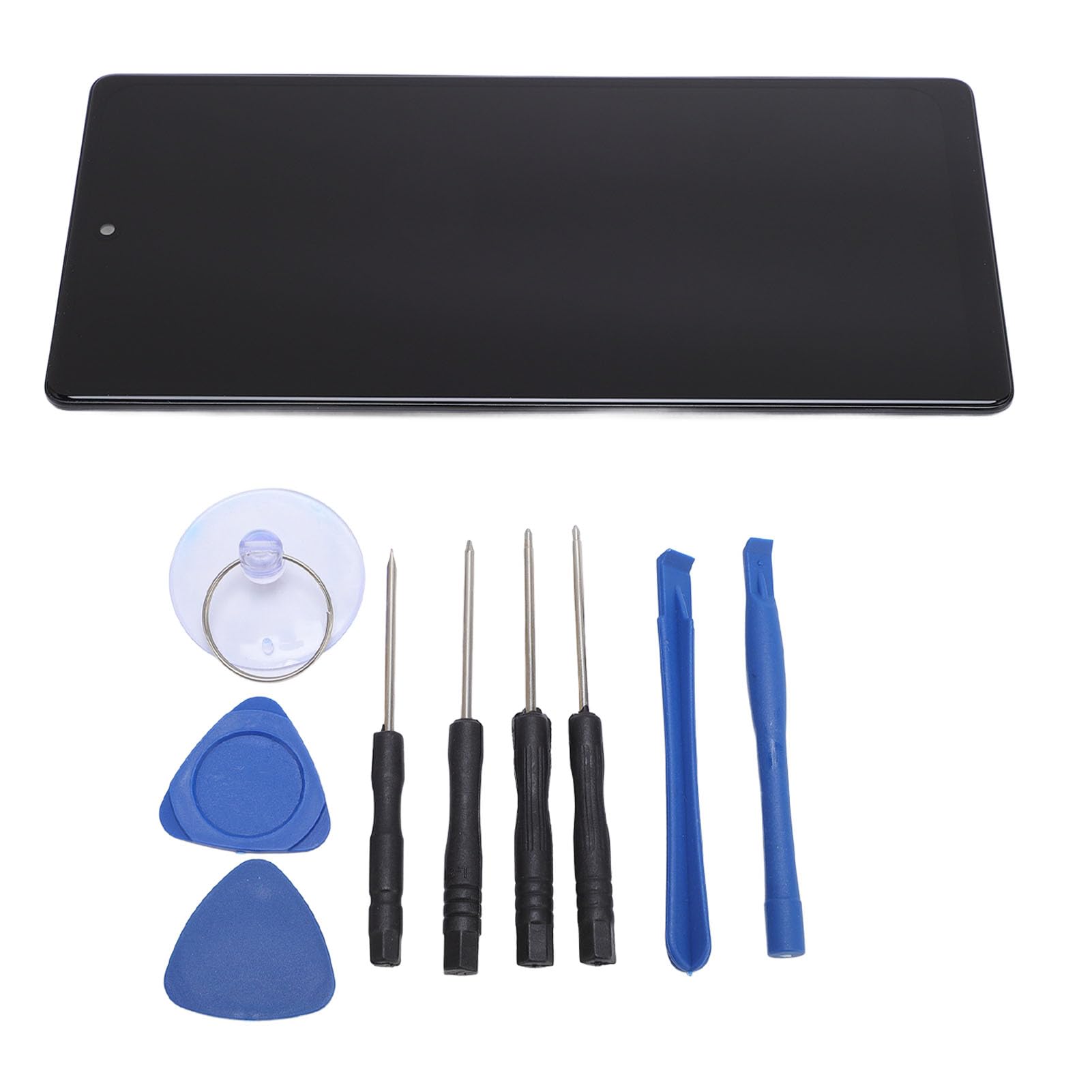 PUSOKEI Gruppo Touch Screen Professionale per Telefono |Digitalizzatore Display TFT con Strumenti di Riparazione per Smartphone