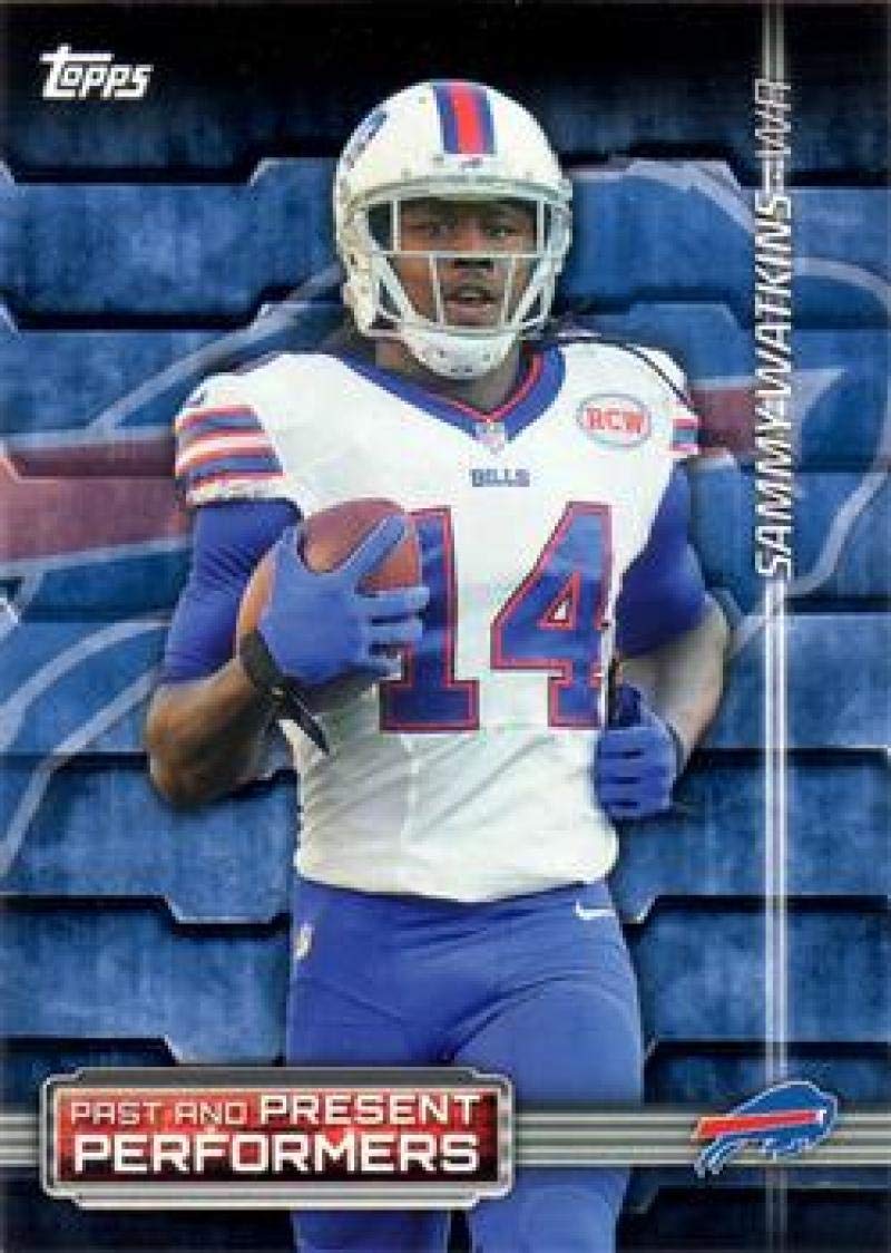 2015 Topps Past and Present Performers #PPP-WK Sammy Watkins/Jim Kelly Bills NFL Football Card NM-MT
