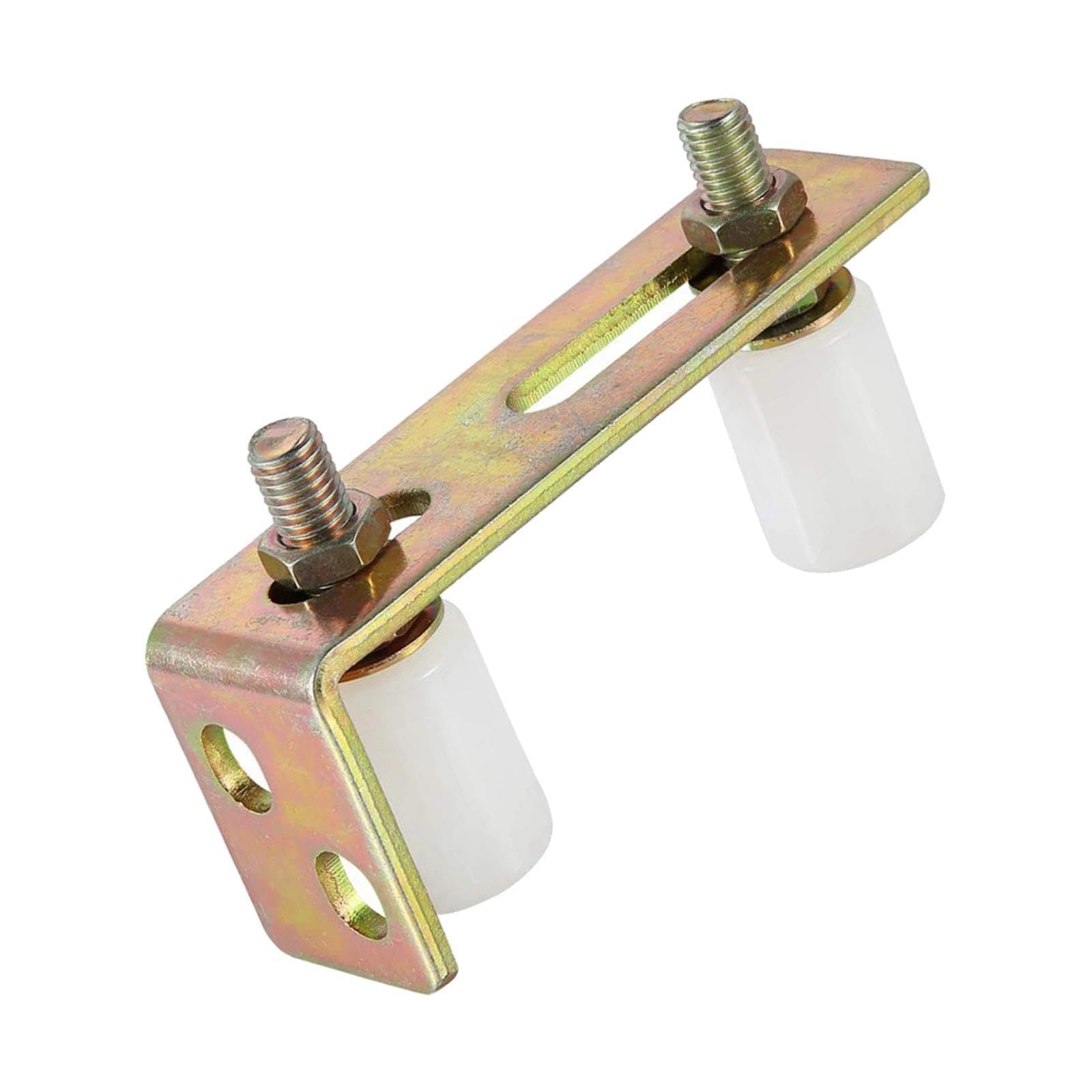 KTUXZCI Efficient Slide Gate Rollers Sliding Gate Nylon Rollers Simple Installation Accessories Strengthen Outdoor Usage Support Assembly L Shaped Bracket
