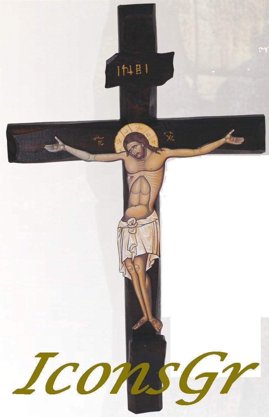 Iconsgr Handmade Christian Orthodox Greek Cross / 2