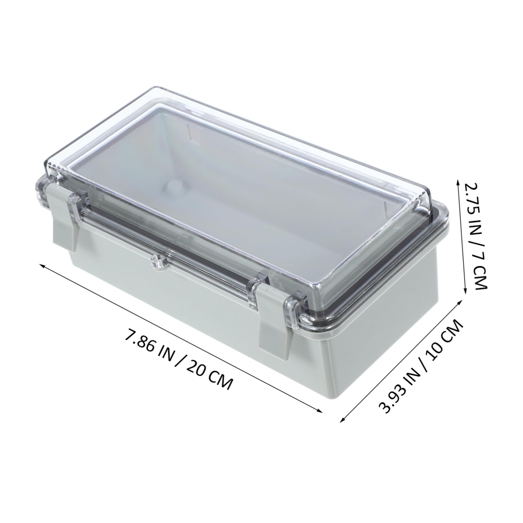 Gatuida 3pièces Boîtier De Jonction Étanche Pour Usage Extérieur Avec Couvercle Transparent Dimensions