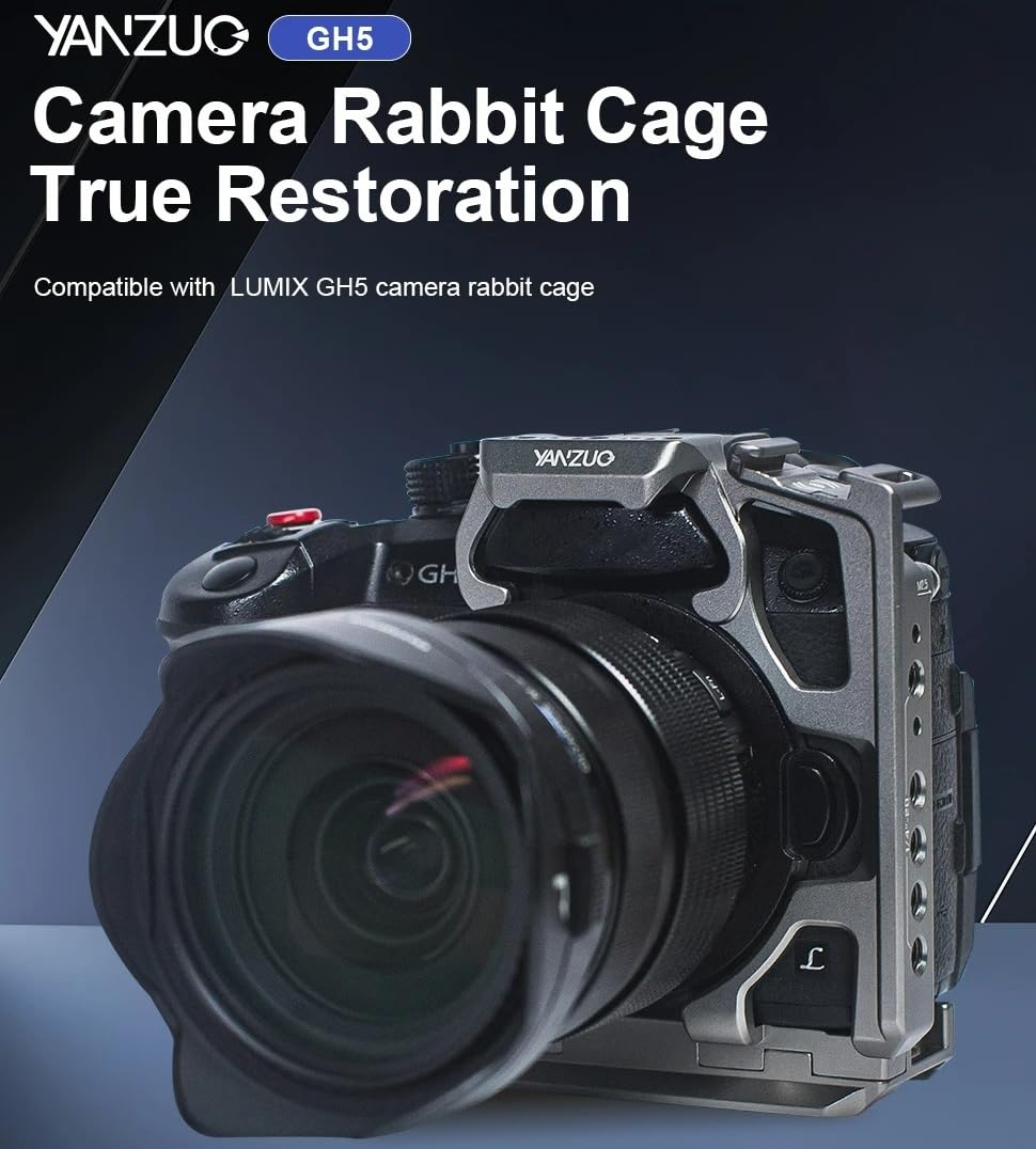 Amazon.co.jp: YANZUO アルミカメラケージ Panasonic LUMIX GH5用