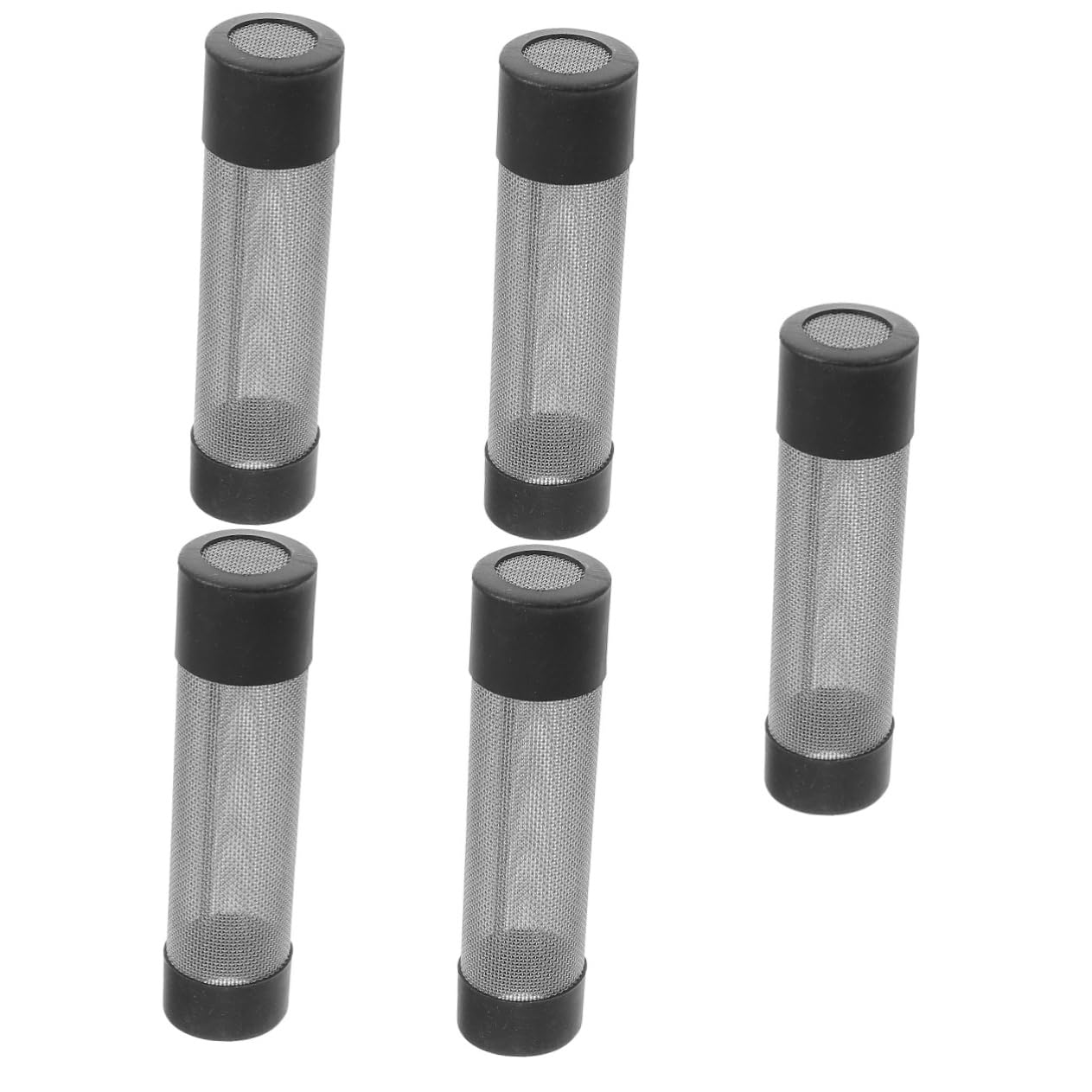 HANABASS 5stücke Metal Aquarium Filter Austauschbare Tankfilter Mit Schutzgitter Für Garnelen Und Fische Rostfreies Material Leicht Zu Reinigen Und Langlebig Für Aquarien Und
