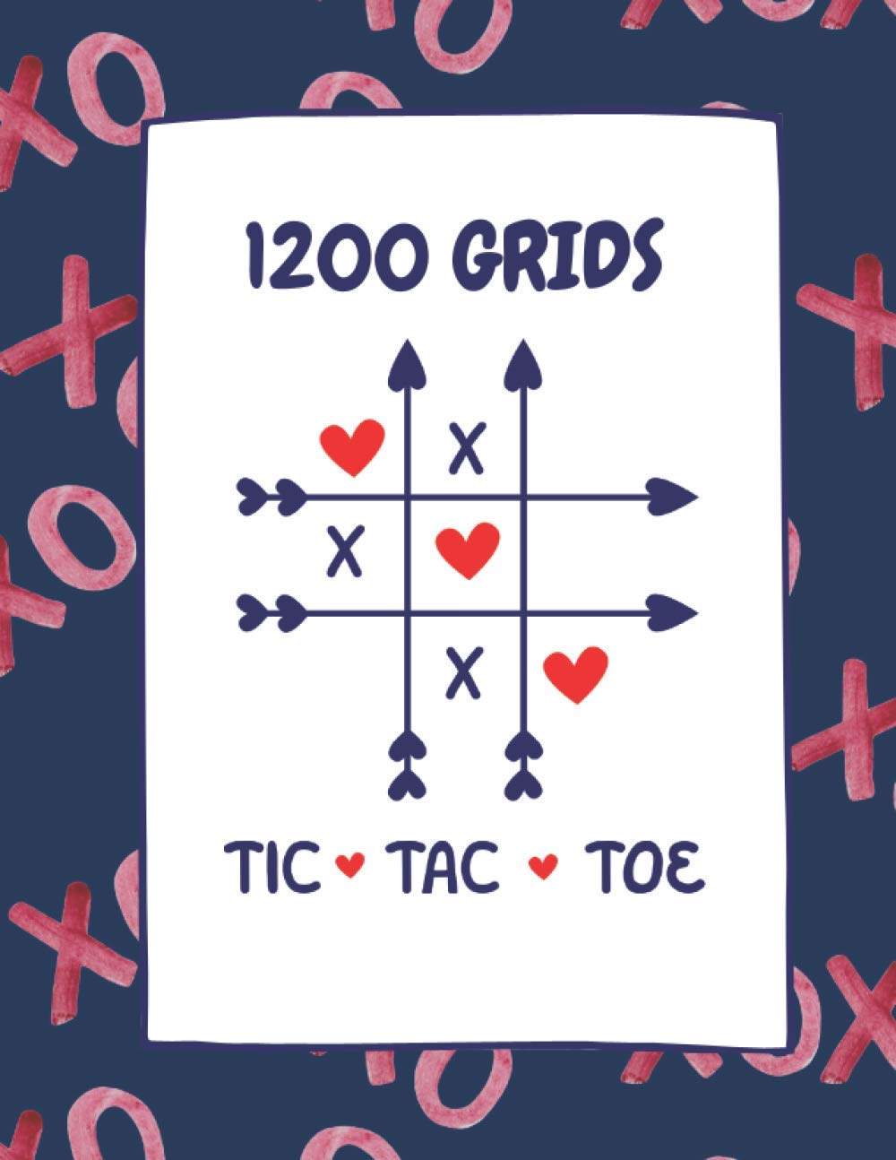 1200 Grids Tic-Tac-Toe: 100 sheet tic-rac-toe classic game for traveling & summer vacations