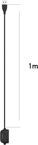 Miniatura 7 de Cables de cargador para reloj inteligente compatibles con Yamay SW020Willful ID205 Smart Watch, cargador de repuesto de cable de carga USB de 39.4