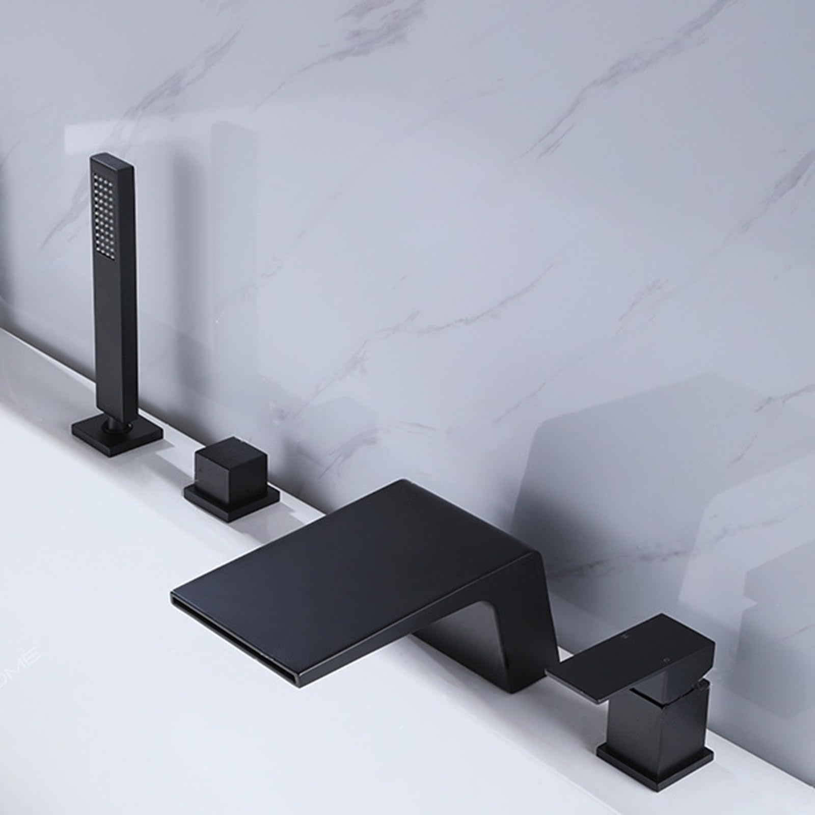 Ensemble de Bain Cascade avec Douche à Main pour Remplissage Rapide