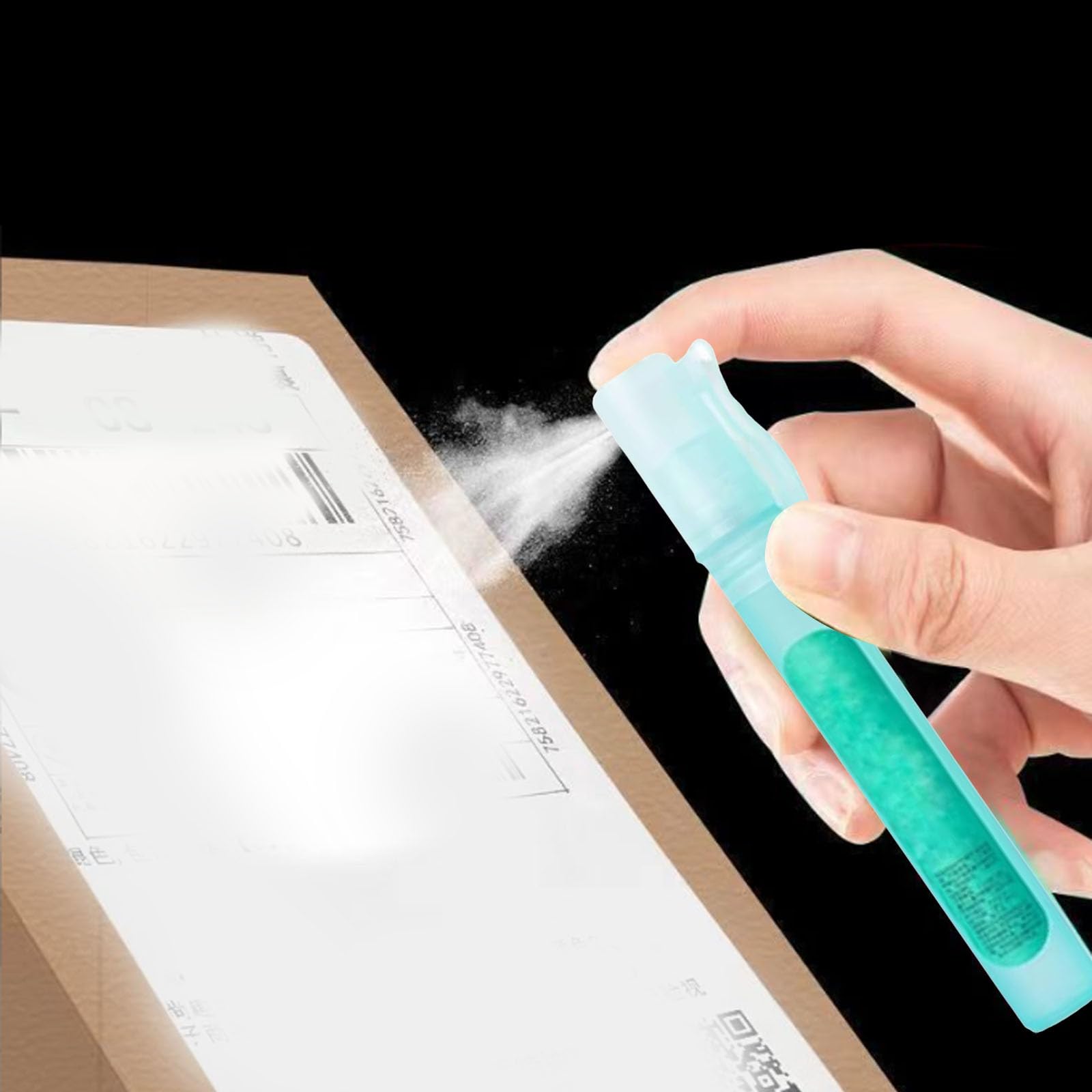 Spray do ochrony prywatności, przenośna gumka, 10 ml, korektor bieli, płynny długopis do dokumentów, etykiet, adresów wysyłkowych, płyn do pokrywania informacji