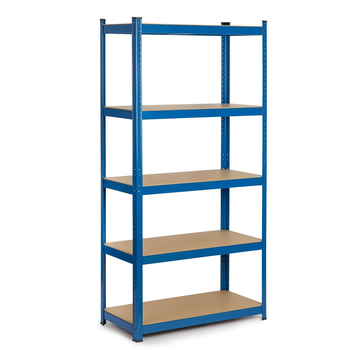 Humberg Półka garażowa metalowa Obciążenie do 875 kg 5 półek 30 x 90 x 180 cm Niebieski