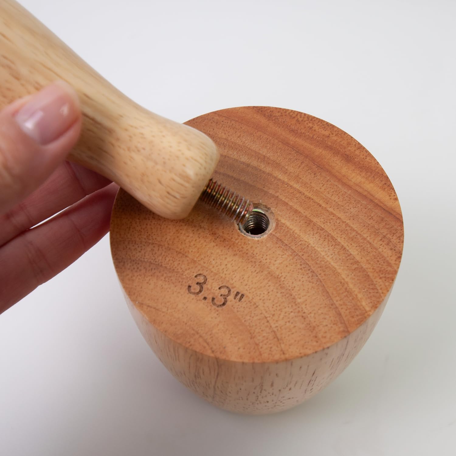 3.3" Wooden Coffee Cup Pottery Mold - Slump Press Mold For DIY Ceramics & Mug Making, Pottery Shaping Tool - View #8