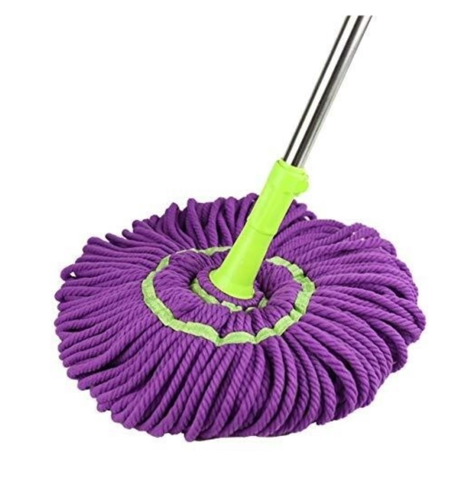 Fregona Fregona Autoexprimible con Mango Extendido Giratoria Giro Automático Exprimible Lavado Manos Libres Limpieza Suelo