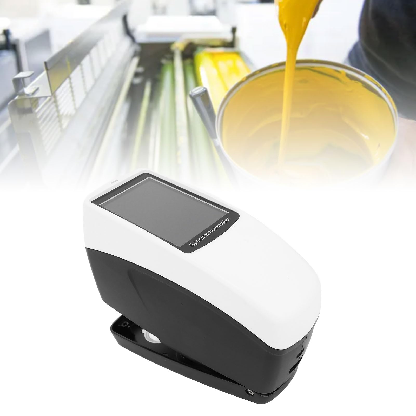 Generic Colorímetro Portátil Espectrofotómetro Horizontal con Diseño de Centro bajo para Impresión de Tinta e Industria del Plástico, Diámetro de 11 Mm