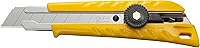 Vista 1 de OLFA 18mm Cuchillo multiusos de alta resistencia (L-1) - Cuchillo de corte de profundidad personalizada multiusos con mango ergonómico y cuchilla