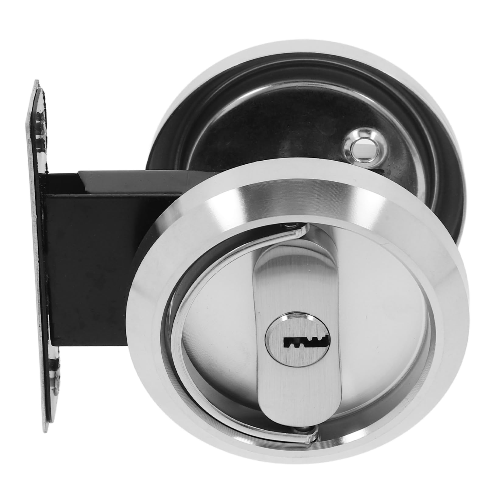 Serrure pour chambre et salle de bain verrou de porte coulissante inox loquet carré domestique