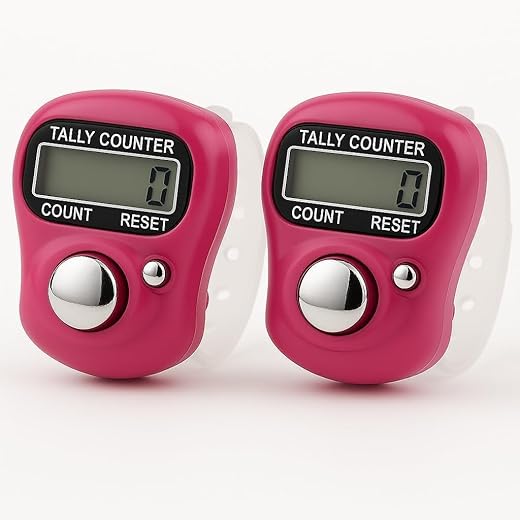 Digital Tally Counter Clicker Pack of 2