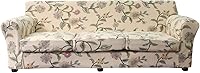Vista 47 de KRFOONN Fundas elásticas de sofá de 4 piezas para sofás de 3 cojines, funda de sofá estampada con 3 fundas de cojín de asiento separadas, fundas