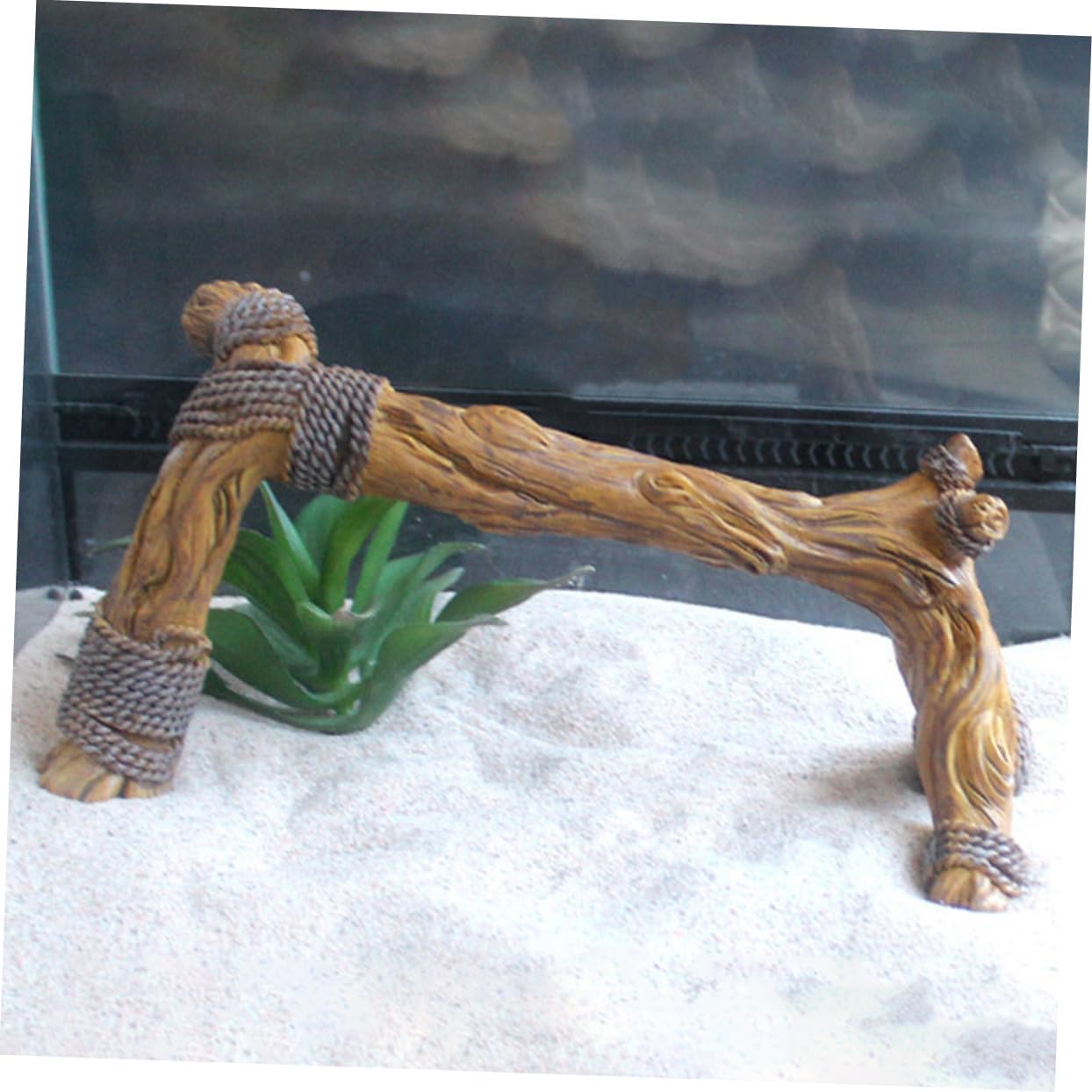 Realistic Resin Climbing Branch for Snake Reptile Habitat Terrarium Decor