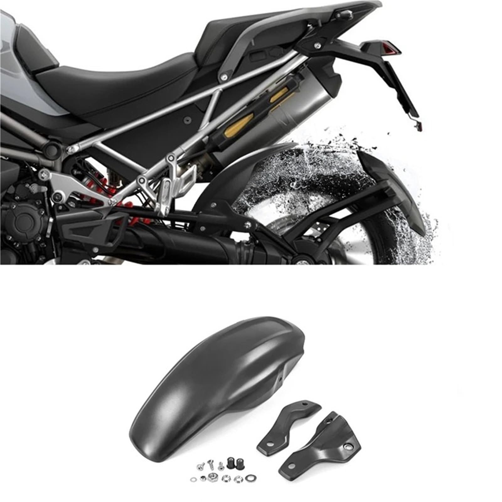 Benzinhahn Schalter Motorrad Hinten Fender Reifen Hugger Splash Guard Fit Für Tiger 1200 GT Pro Rally Explorer 2022 2023