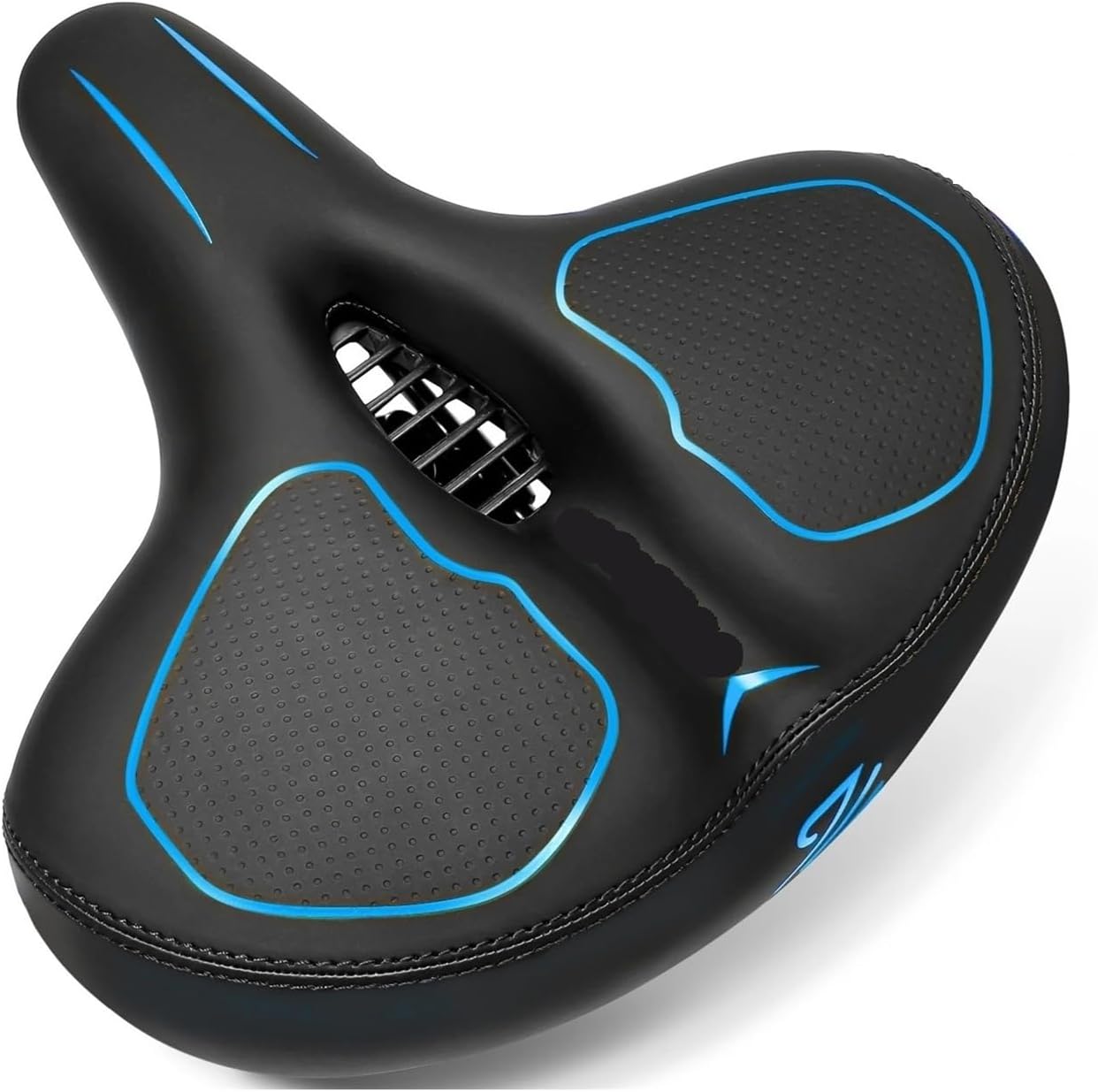 Oversized Bicycle Saddle Shock-Absorbing, Widened & Thickened Ergonomic Design, Soft Comfortable Seat Cushion for Cycling