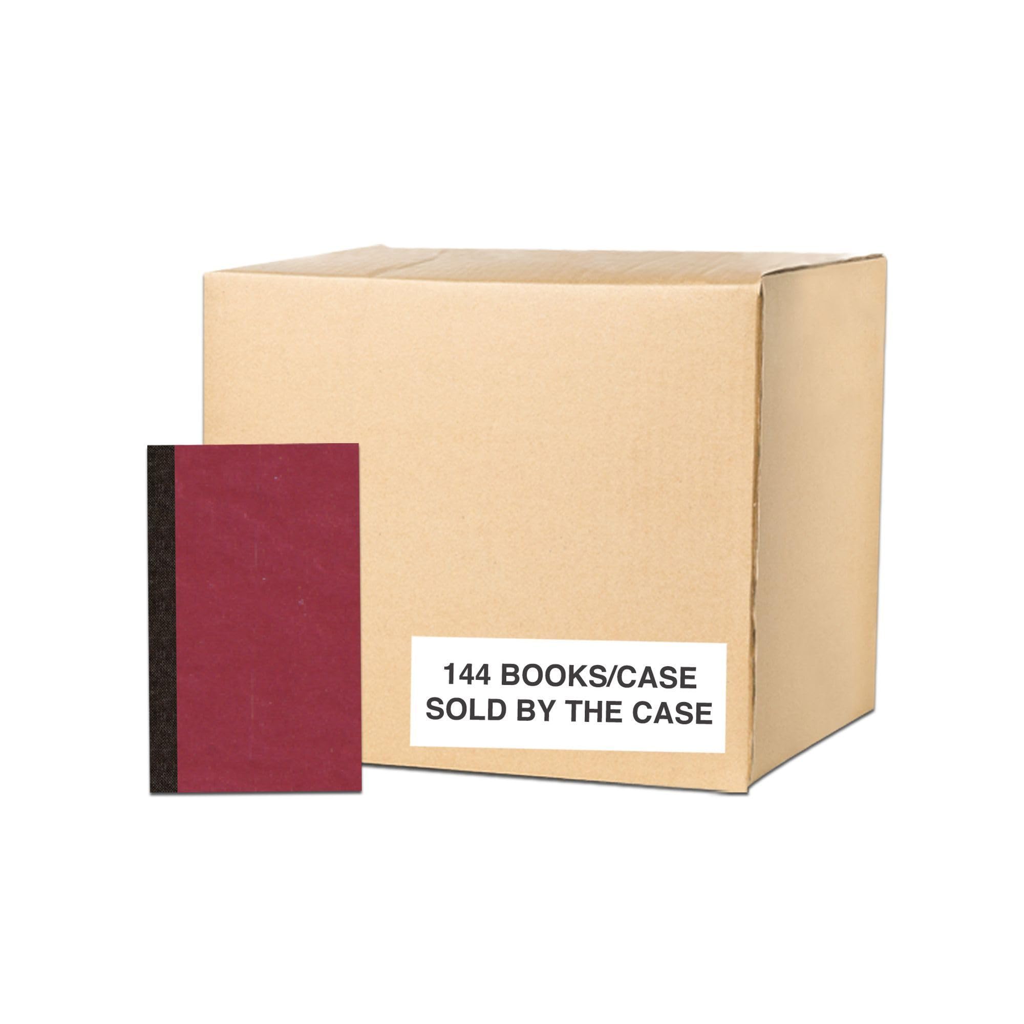 Roaring Spring Wireless Notebook 6 125 x 3 75 72 Sheets Narrow Ruled White Paper Pressboard Cover Case