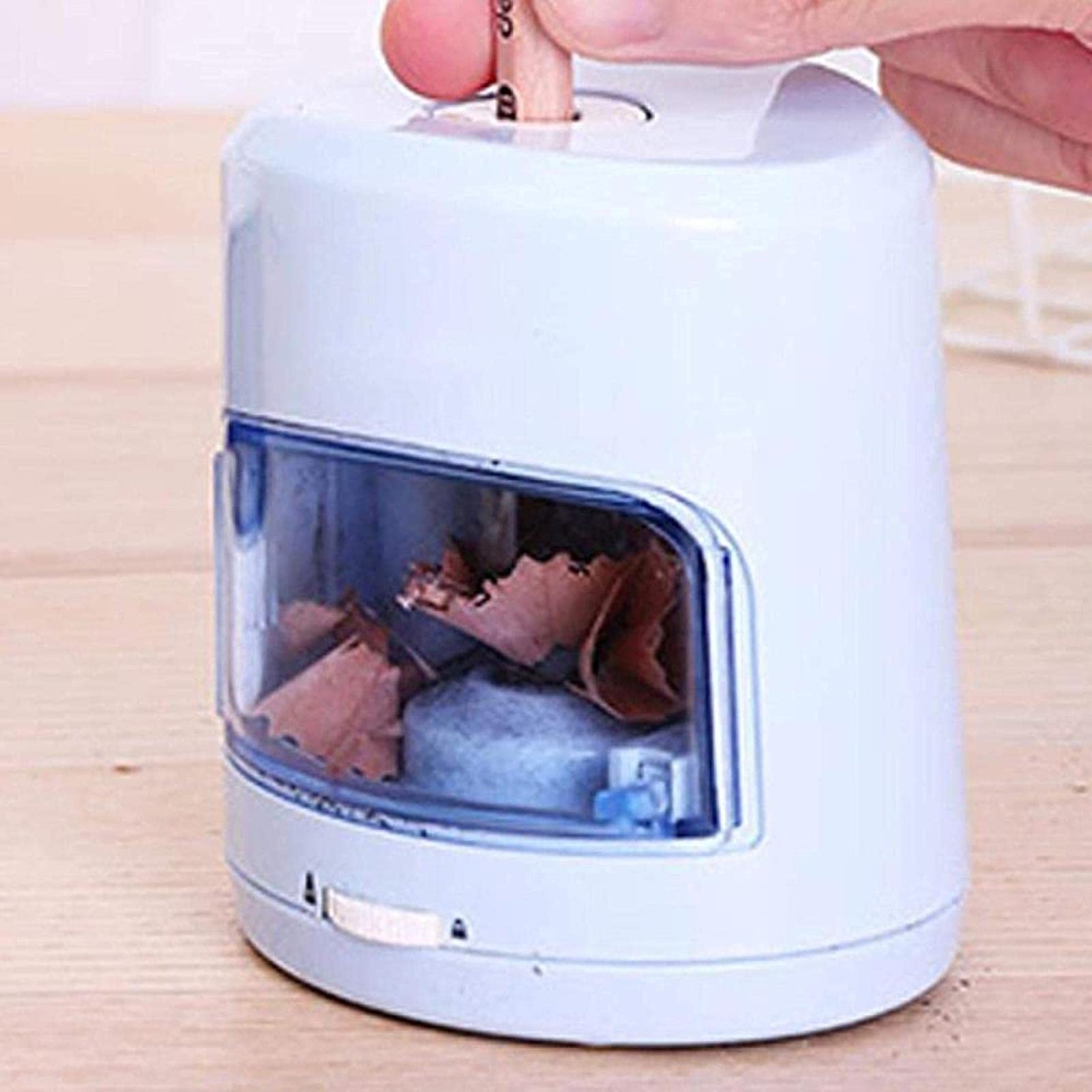 Temperamatite Elettrico, temperamatite Automatico a Batteria con Contenitore, temperamatite Elettrico Portatile, temperamatite Meccanico Domestico