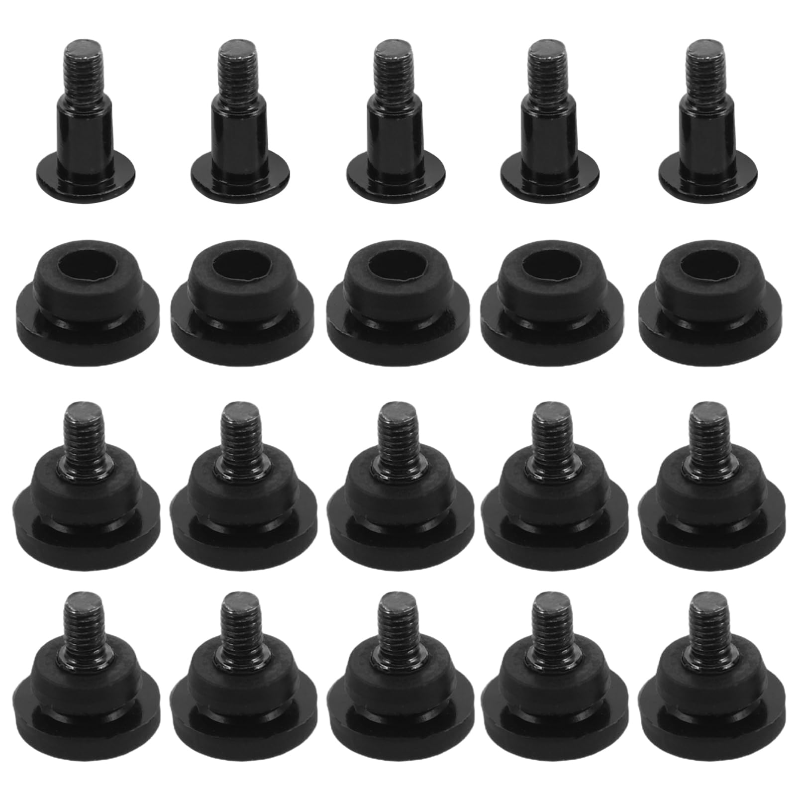 Mipcase 30Pcs Hard Drive Mounting Screws Shock Absorption Fasteners for and Hdds Durable PC Screw Kit for DIY Enthusiasts and Professional Technicians Reliable
