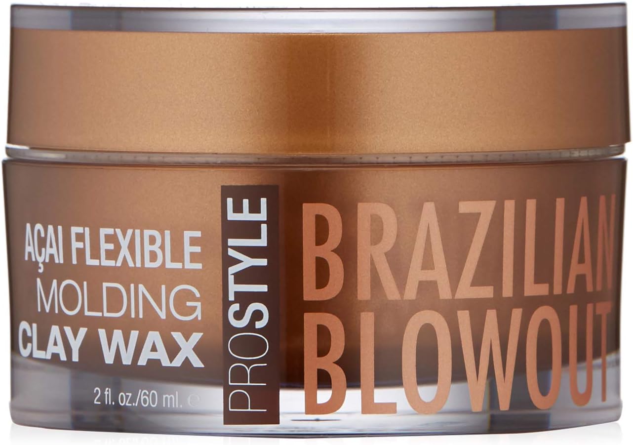 BRAZILIAN BLOWOUT Acai Flexible Molding Clay Wax, 2 Fl Oz (Pack of 1)