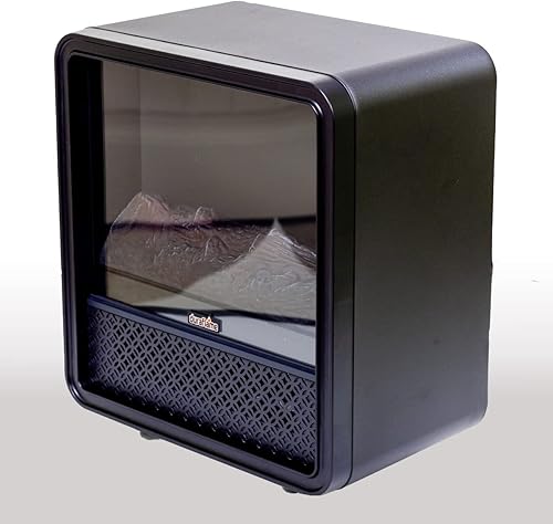 Miniatura 8 de duraflame Calentador de espacio de cubo personal con chimenea eléctrica portátil