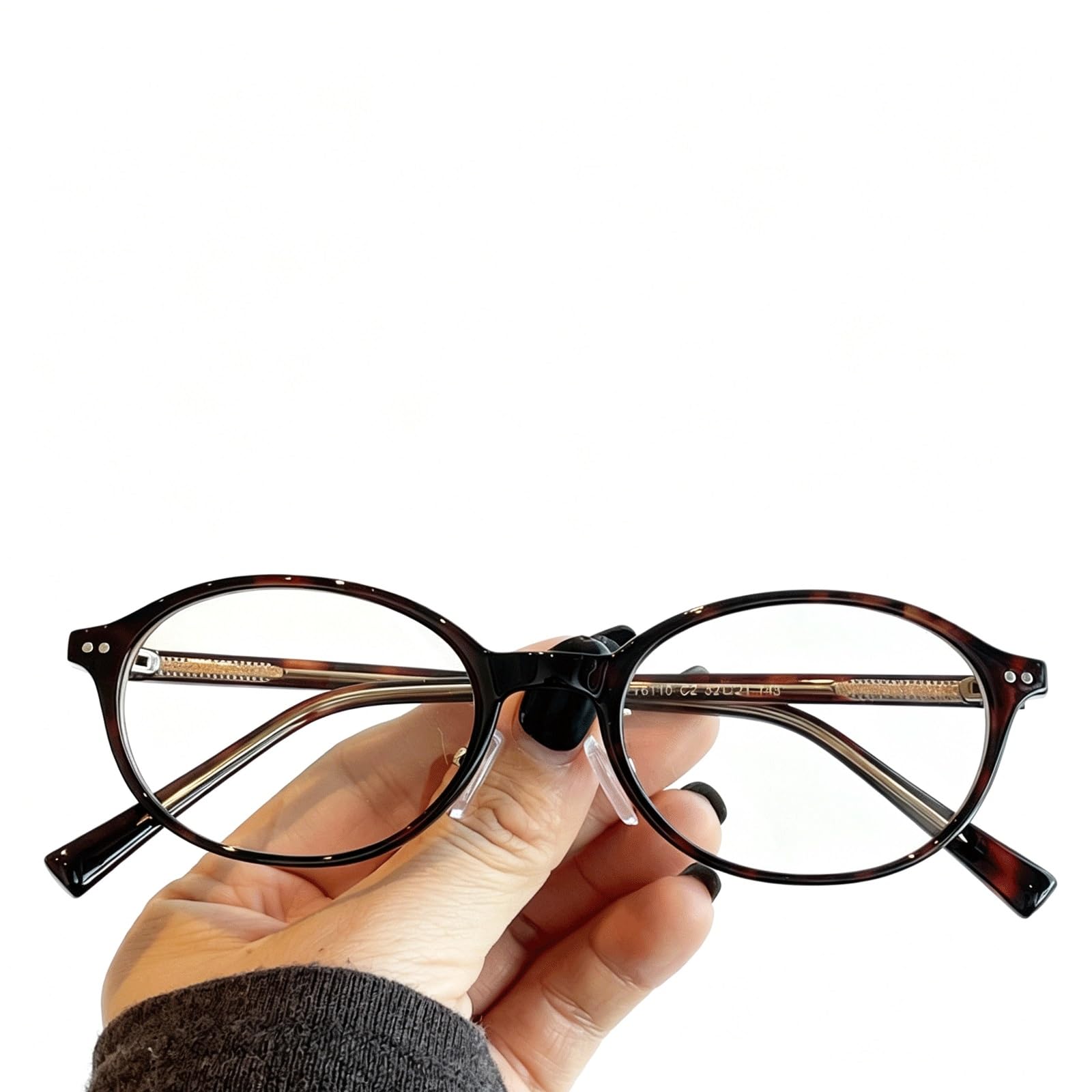KLJUddGY Unisex Eyewear Frames Spectacles for Computer Non Prescription Eyeglasses with Nose Pads Full Rim Reading Glasses Anti-Blue(Tortoiseshell)