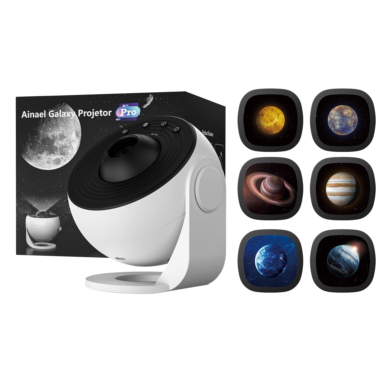 Galaxy Projector Pro & 2025 Version 6PCS Disc Set - Solar System