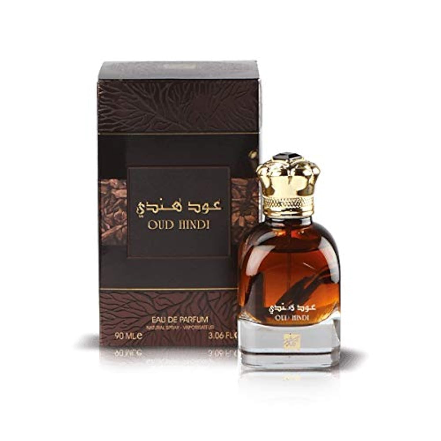 Nusuk Oud Hindi Eau De Parfum 90 ML (3.06. F.L. O.Z.), Unisex Perfume, Made In U.A.E.