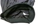 AJ Tack Horse Slinky Hood Shoulder Guard Mane Keeper Lycra Zipper Fleece Band Black M gallery image