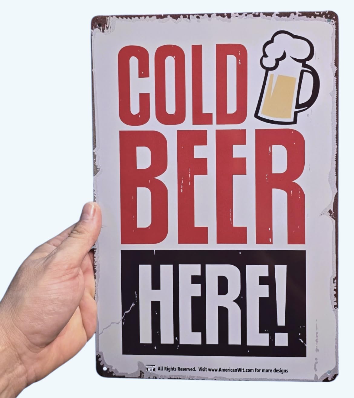 Amazon.com: AMERICAN WIT (Cold Beer Here!) 8