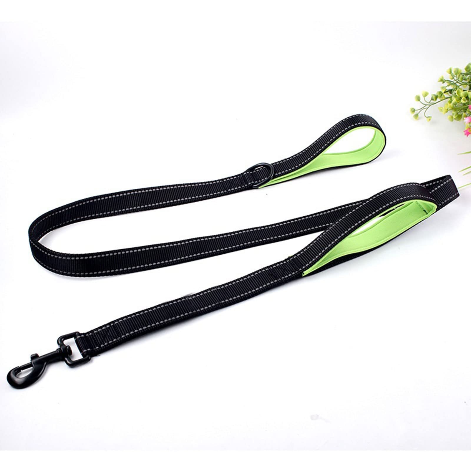 XIANGFAGS Laisse Chien Ceinture de Traction for Gros Chien Laisse de Traction for Chien de Traction à Double Main Corde de Chien réfléchissante en Nylon for Grands et Moyens Chiens