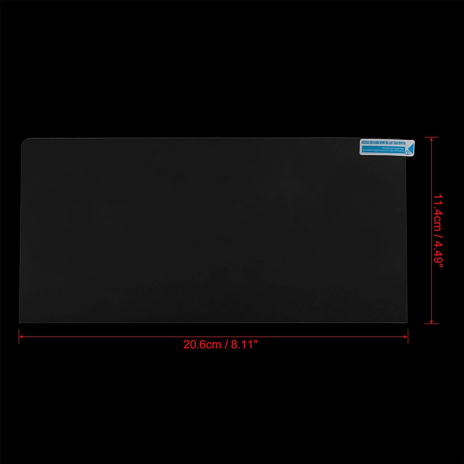 x autohaux 7 inch 0 02 thickness car navigation screen protector high definition for honda civic 2016 2018