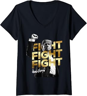 Womens Brave President Trump Perfume 2025 Fragrance V-Neck T-Shirt