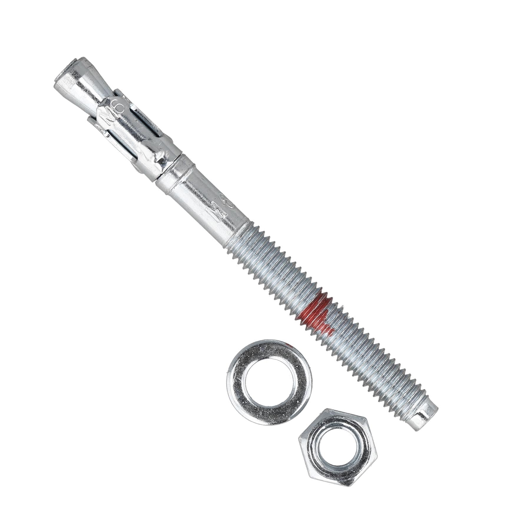SCREW REBEL Bolzenanker M6x60mm – 200 Stück - Schwerlastanker für ungerissenen Beton – ETA-Zulassung Option 7 - SW10 - Keilanker Ankerbolzen Schwerlastdübel Industriequalität verzinkt