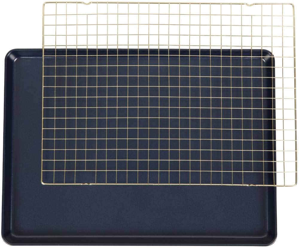 Non-Food Items MEGA Cookie W/Grid Navy/Gold, Blue