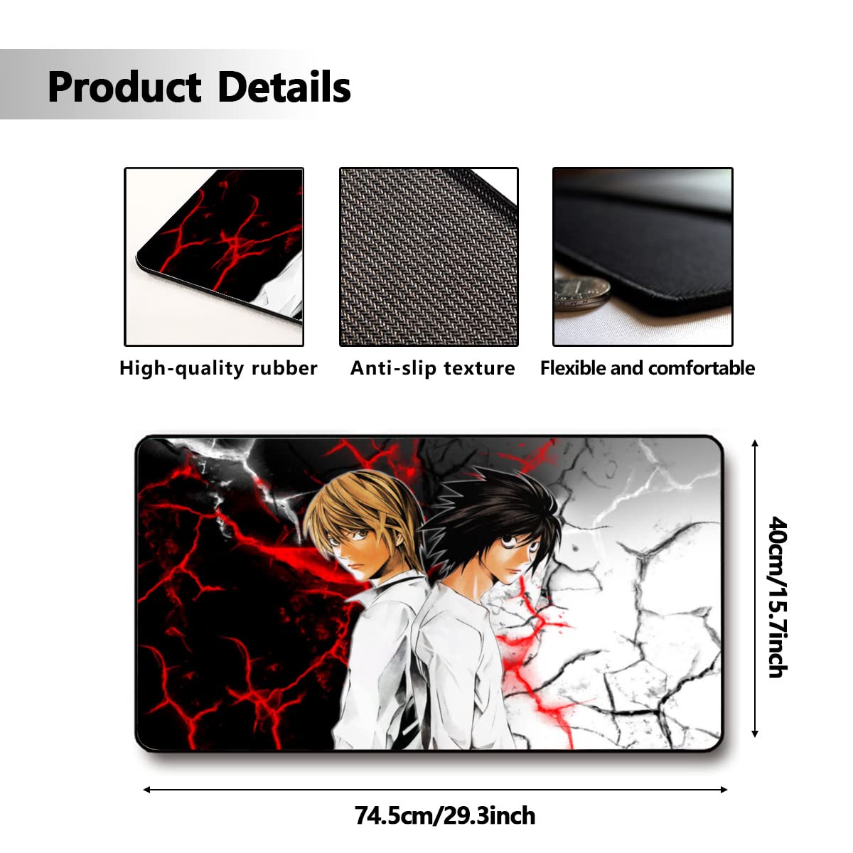 DEATHNOTEデスノート マウスパッド レア　デスクトップ デスノート展 未使用DEATH NOTE デスノート リューク マウスパッド - メルカリ