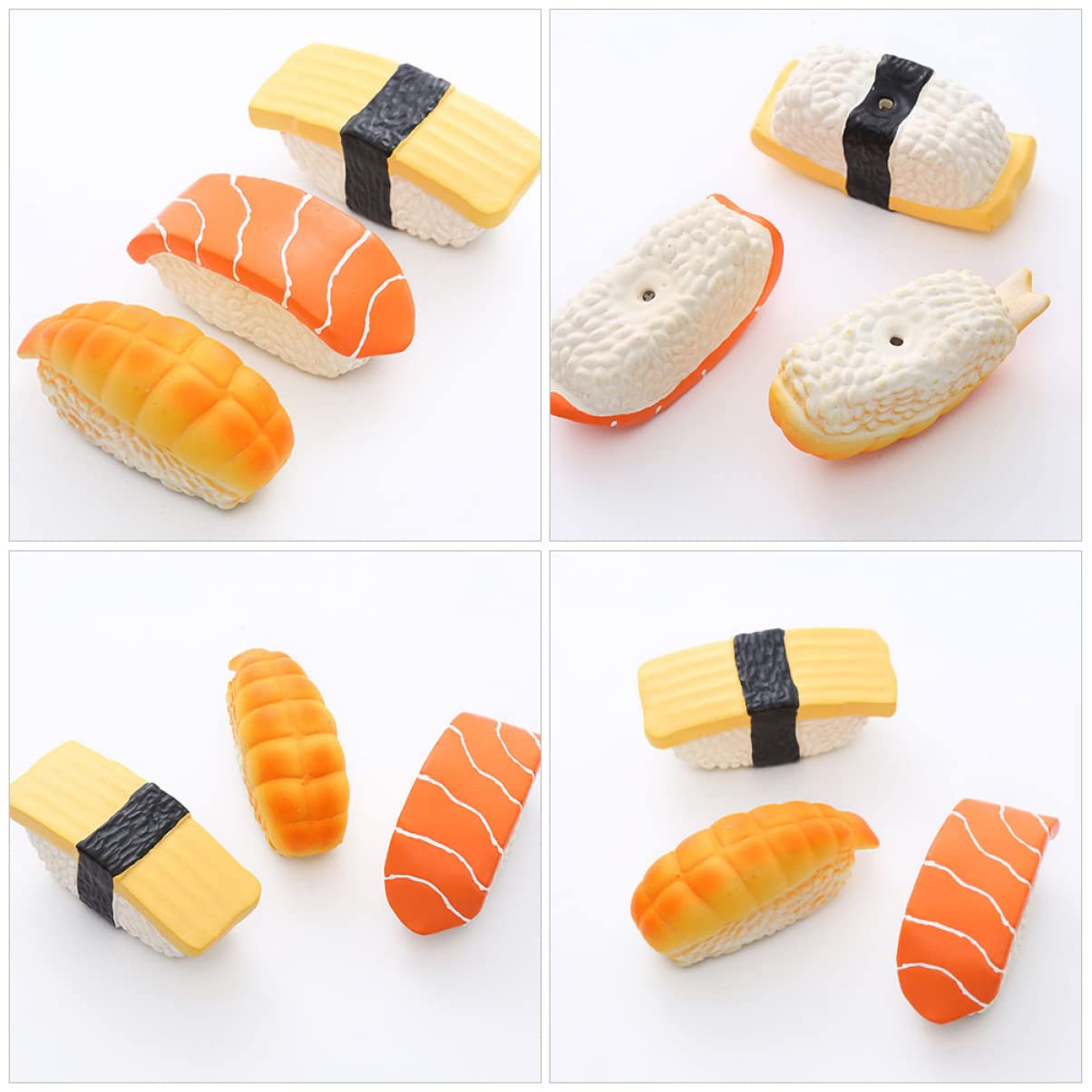 Mipcase 9 Piezas Perro De Juguete Juguetes De Goma para Masticar Perros Juguetes De Látex para Perros Chirriantes Juguete para Masticar Cachorro Perrito Juguete Mascota El Perro Emulsión