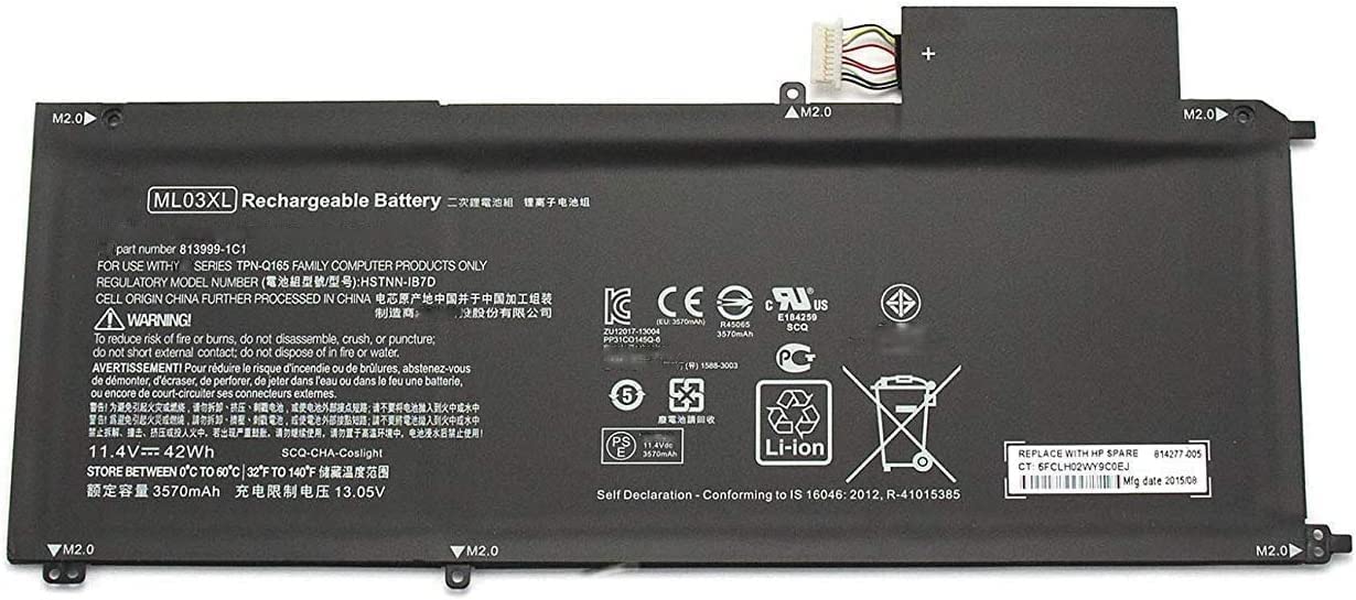 Batterie ML03XL compatible HP 814277-005 PC portable