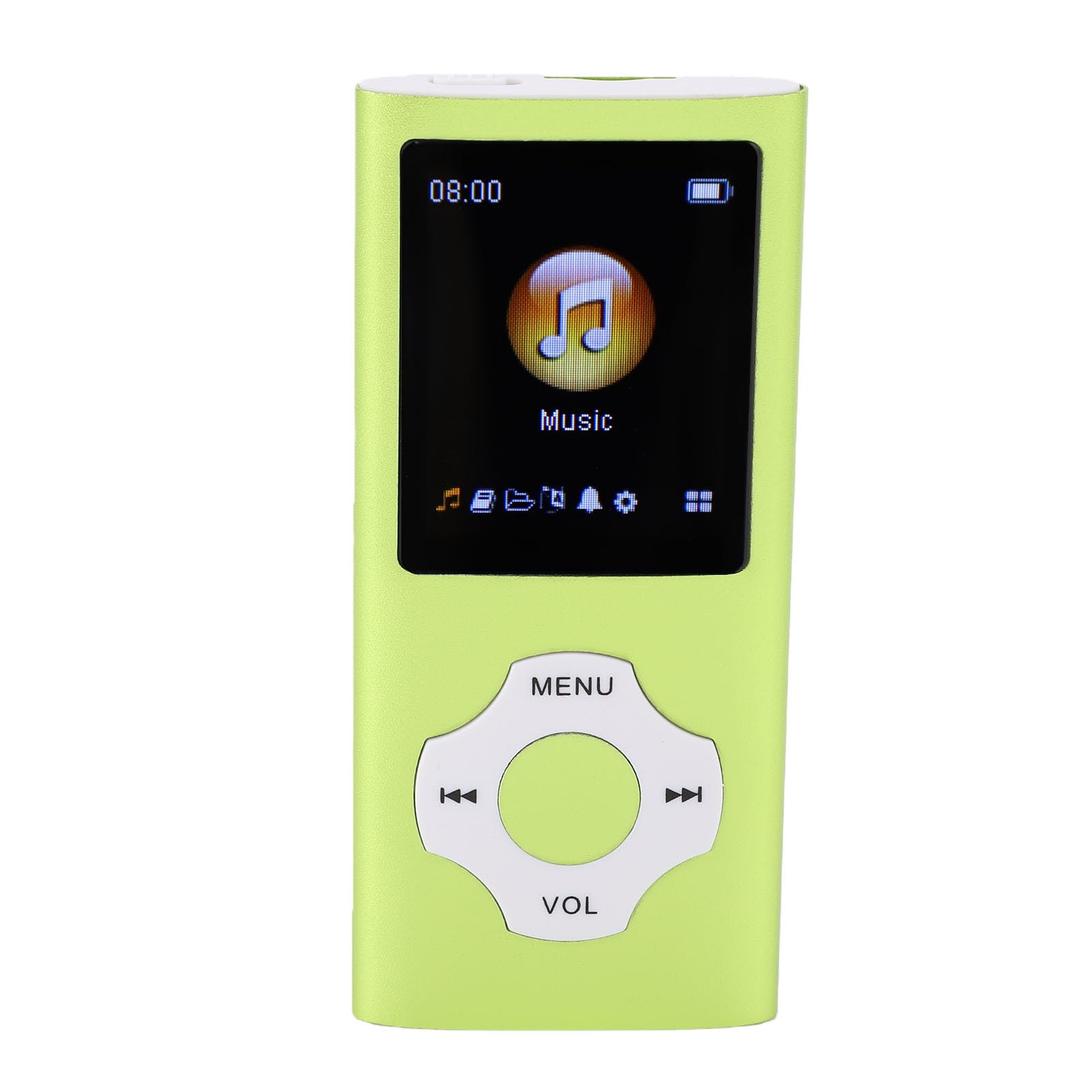 MP3 Player with Bluetooth 5.3, HiFi Lossless Music Player, Portable E Book Reader with 1.8in LCD Screen FM Voice Record Headphones Multiple Language, Supports up to 64GB (Green)-image-16