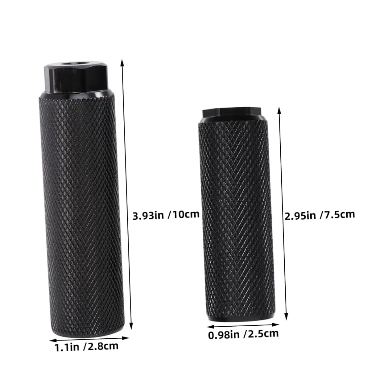 BRIGHTFUFU 4pcs Small Bike Pegs Aluminum Alloy Cycle Wheel Accessory Detachable Sturdy Portable for Mountain Bikes Comfortable Ride