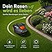GENERISCH Drehbares Hinterrad aus Edelstahl, Nylon, POM Kompatibel mit Gardena, Husqvarna, Flymo Rasenmähroboter | 360° Reibungslos Drehbar | Rasen Schonend | Kugelgelagert