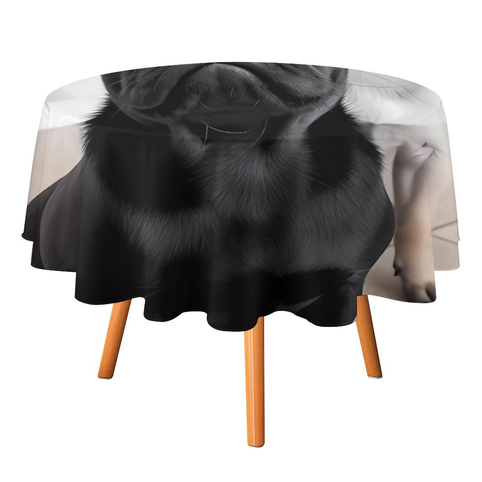 Nappe carlin lavable et infroissable : la protection ronde anti-tache pour votre salle à manger