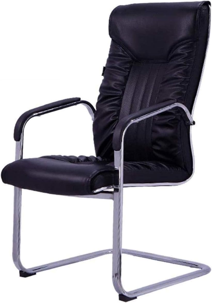 Conference Chair Office Furniture Meeting Guest Chair Negotiation Chair Meeting Chair Leather Chair Training Chair Staff Chair Computer Chair (Color : Brown)