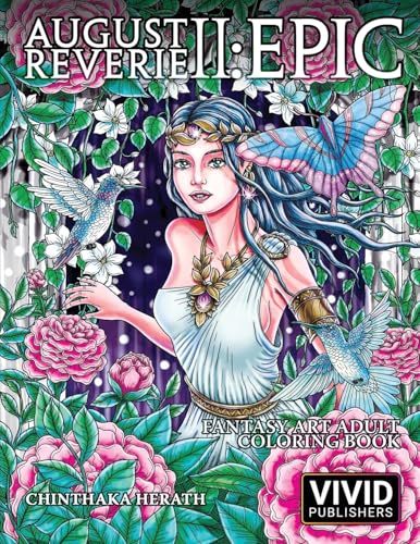 August Reverie 2: Epic - Fantasy Art Adult Coloring Book