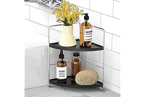 2-Tier Corner Makeup Standing Organizer