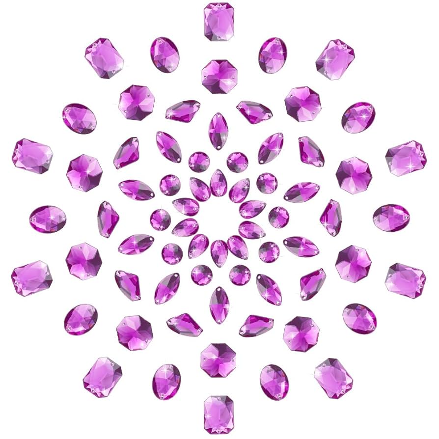 Amazon.co.jp: PH PandaHall 約70個/セット 7種 ビジュー パーツ